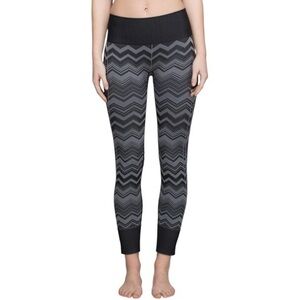 Lululemon Women’s Size 6 Black Gray Chevron Zig Zag Ebb To Street Pants Leggings
